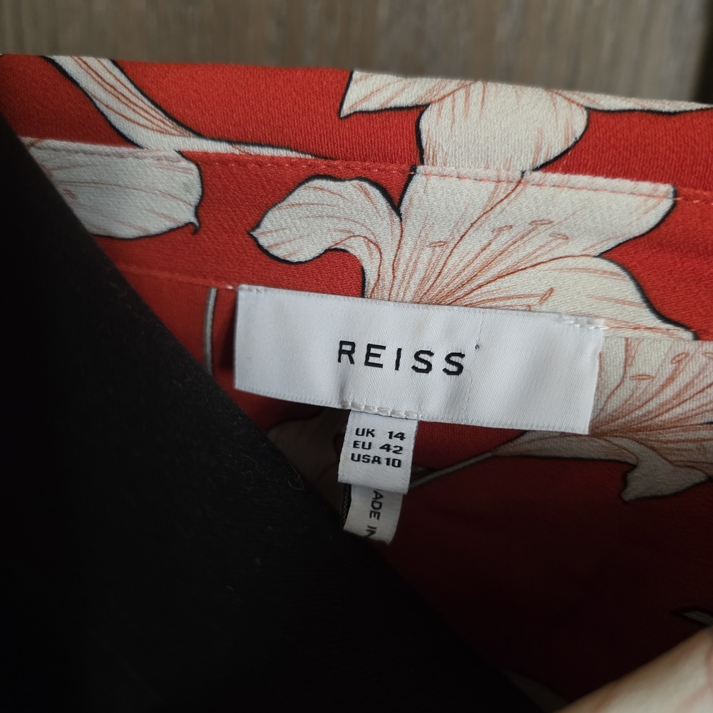 Reiss Tilda Scarlet Floral Dress - Picture 3 of 4